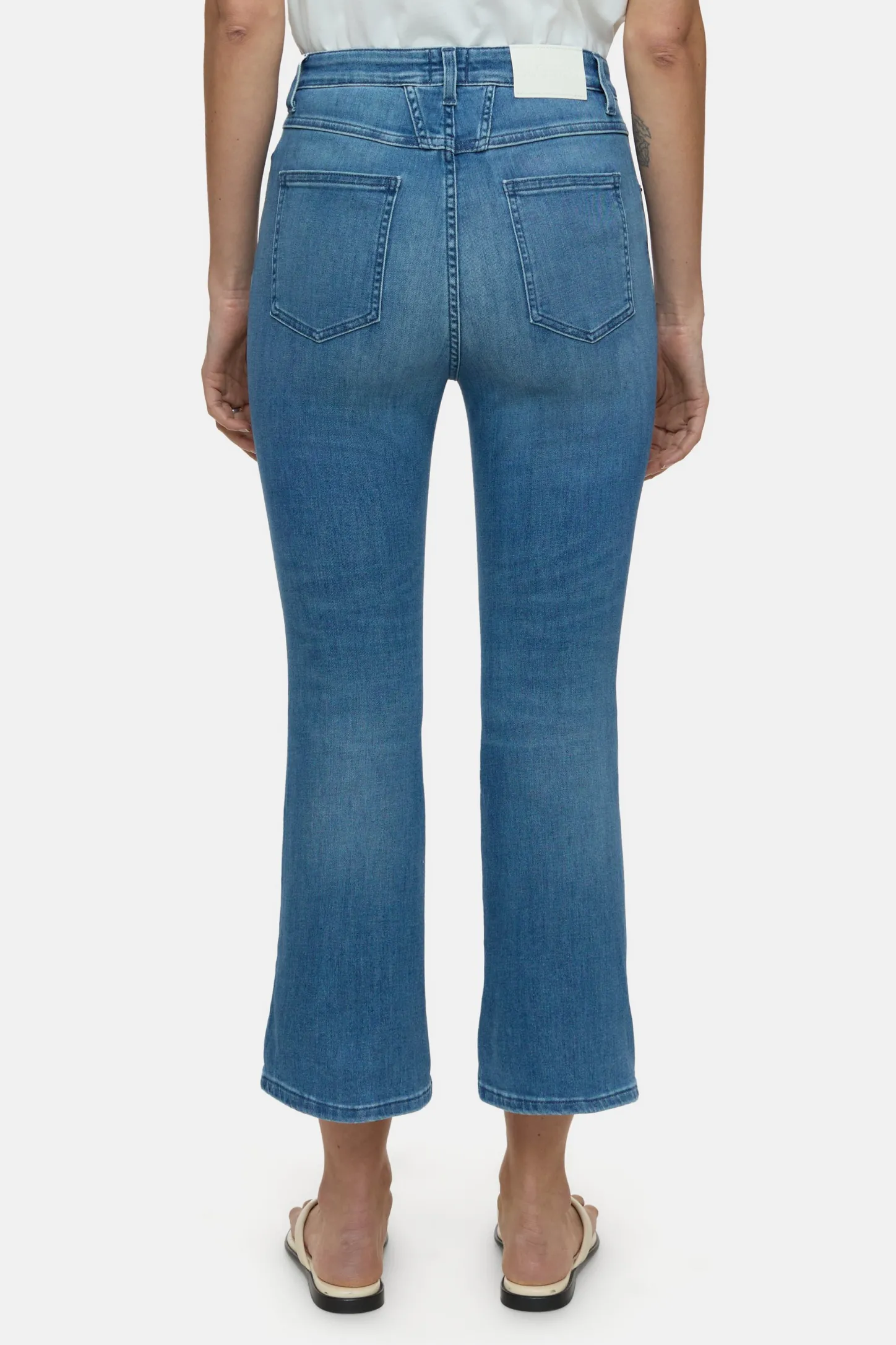 CLOSED Mager>Skinny Jeans - Stijlnaam Hi-Sun Midden Blauw