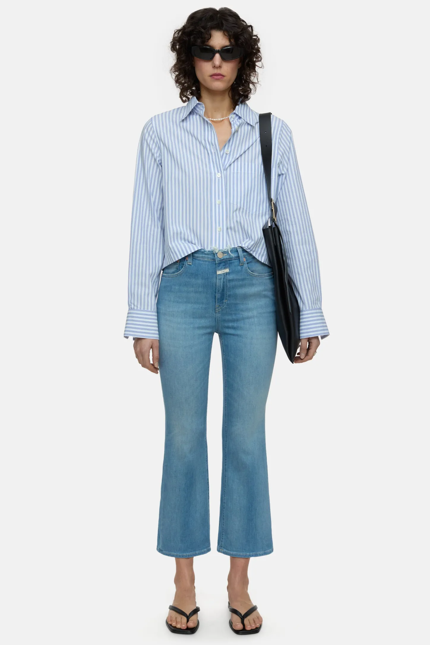 CLOSED Mager>Skinny Jeans - Stijlnaam Hi-Sun Midden Blauw