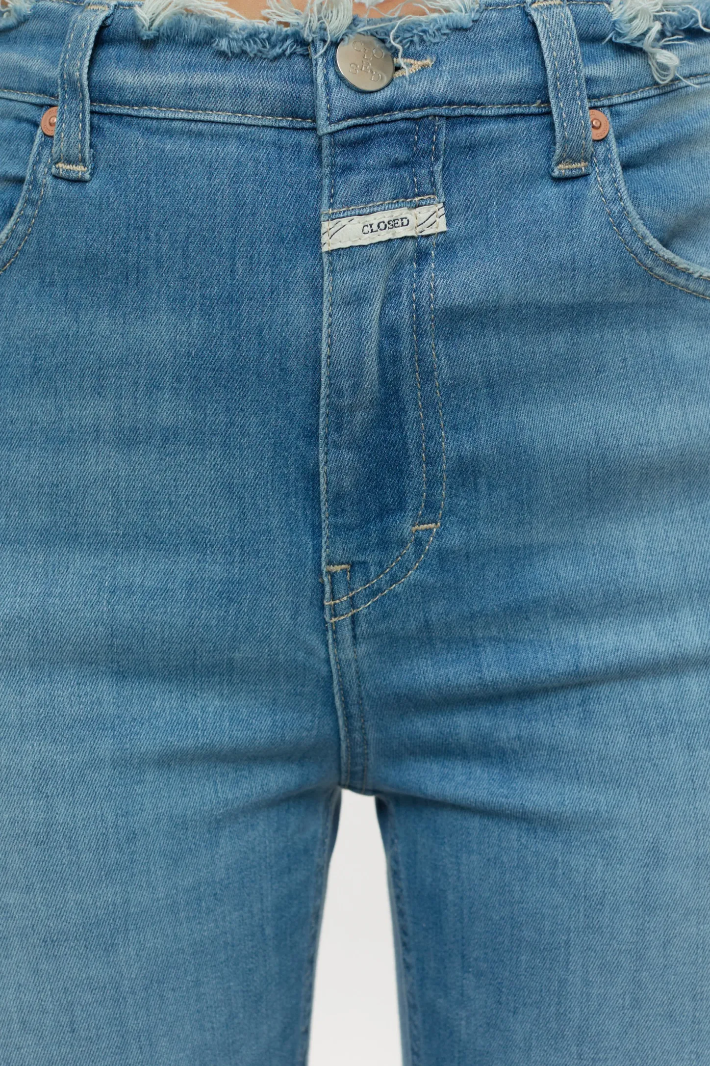 CLOSED Mager>Skinny Jeans - Stijlnaam Hi-Sun Midden Blauw