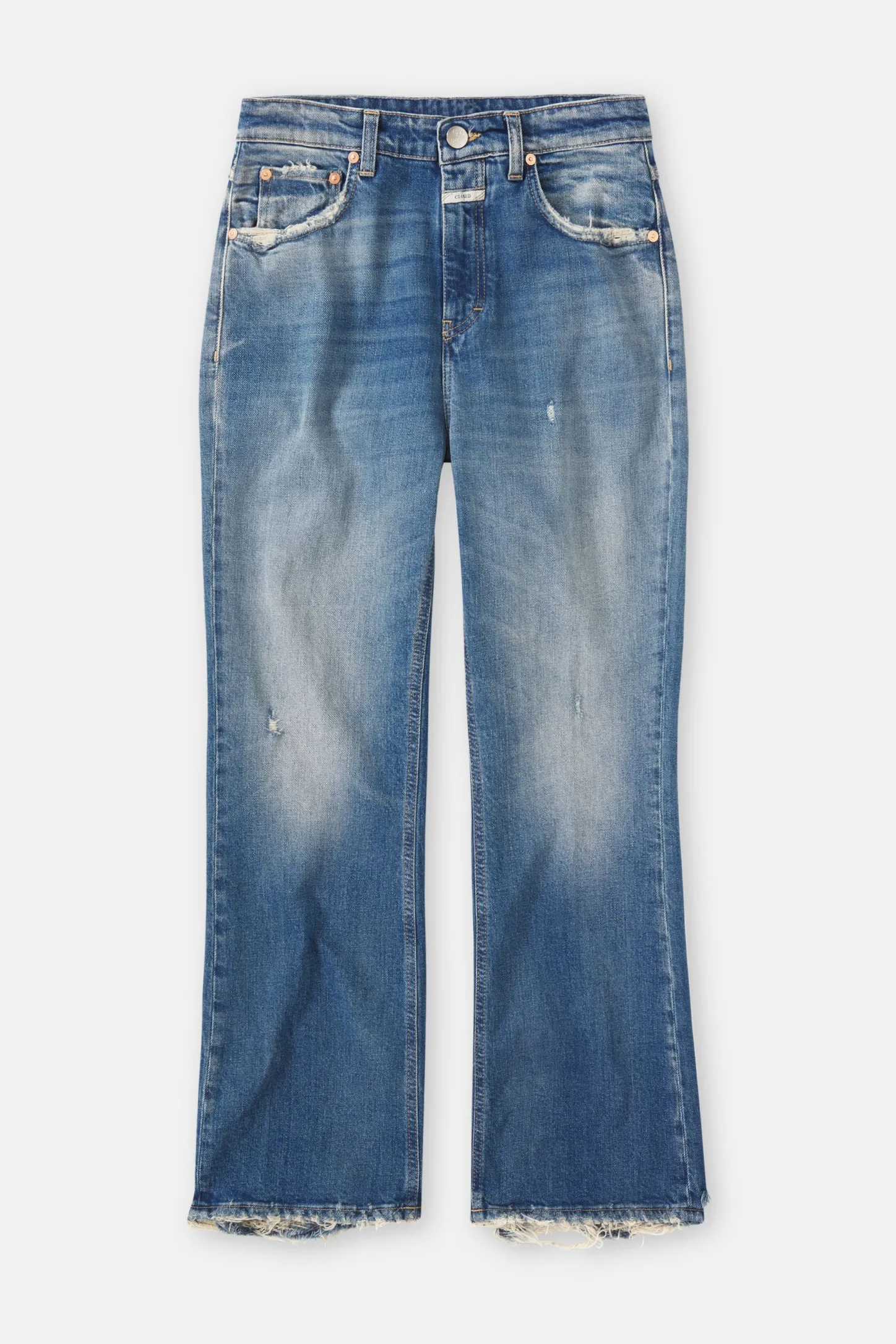 CLOSED Mager>Skinny Jeans - Stijlnaam Hi-Sun Midden Blauw