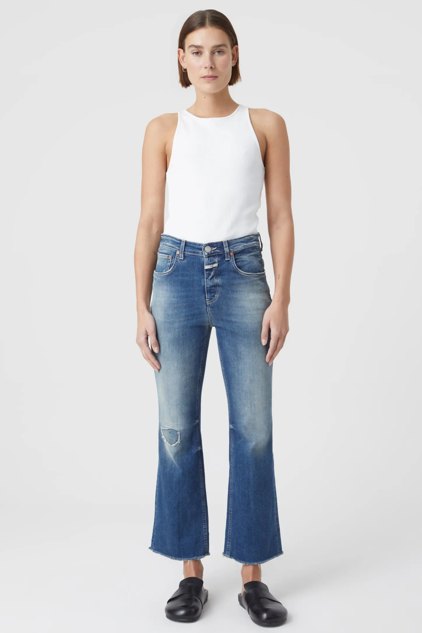 CLOSED Mager>Skinny Jeans - Stijlnaam Hi-Sun Donkerblauw