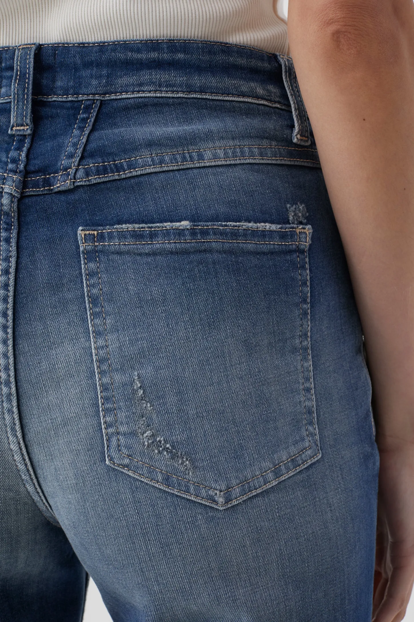 CLOSED Mager>Skinny Jeans - Stijlnaam Hi-Sun Donkerblauw