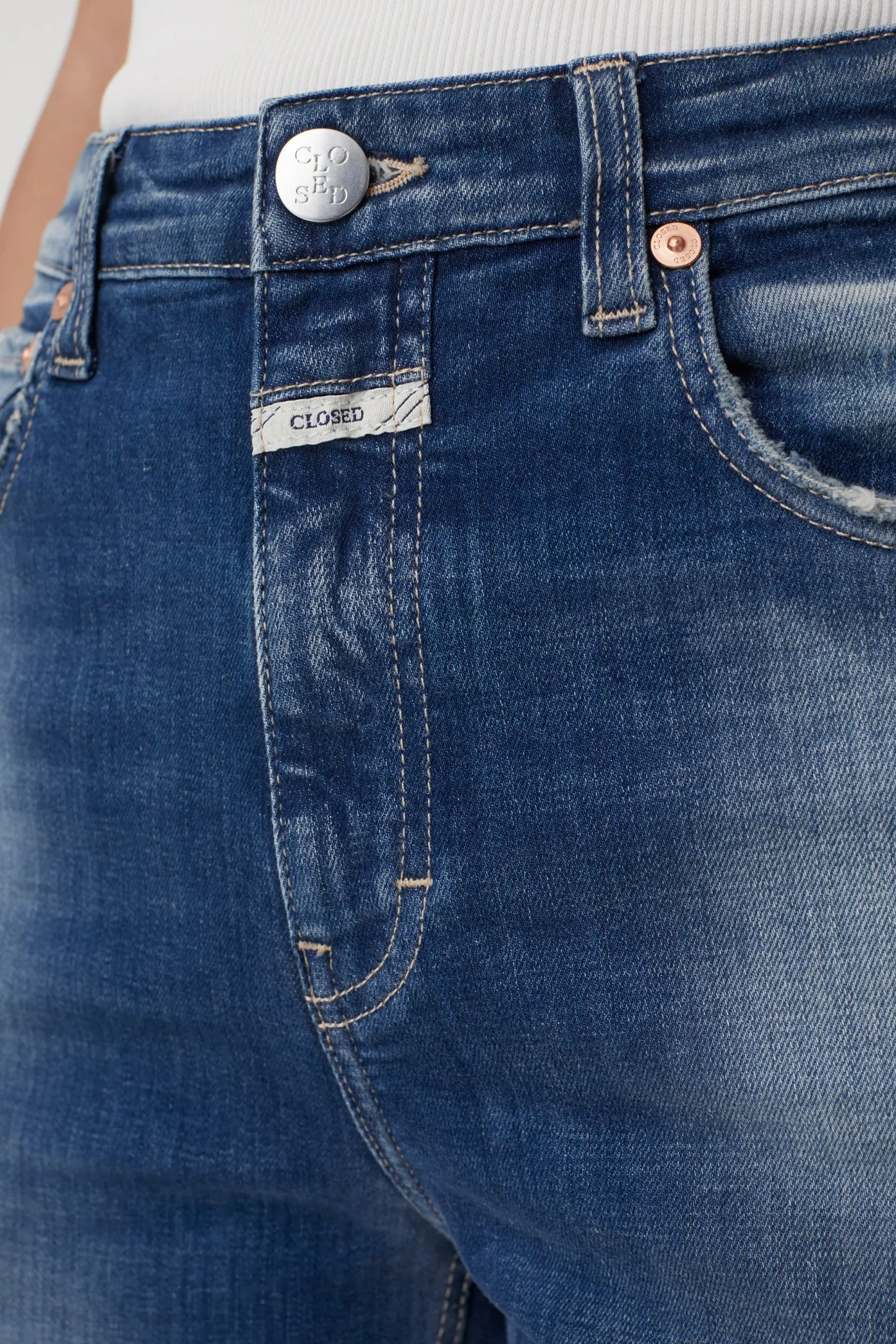 CLOSED Mager>Skinny Jeans - Stijlnaam Hi-Sun Donkerblauw
