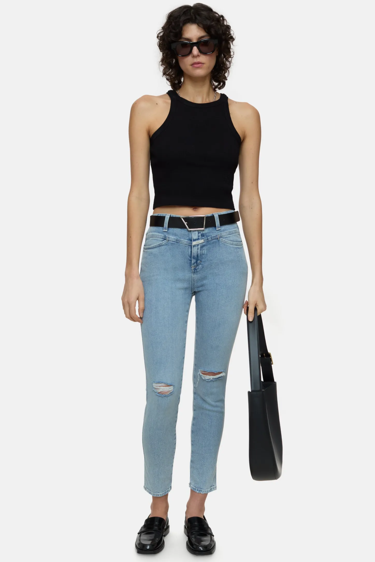 CLOSED Jeans>Skinny Jeans - Stijlnaam Skinny Pusher Midden Blauw