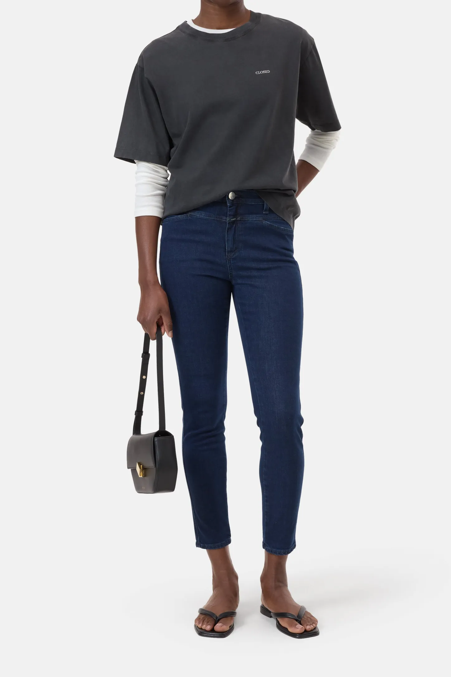 CLOSED Jeans>Skinny Jeans - Stijlnaam Skinny Pusher Donkerblauw