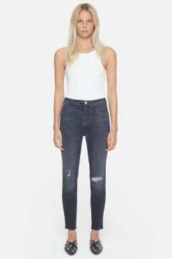 CLOSED Mager>Skinny Jeans - Stijlnaam Skinny Pusher Donker Grijs