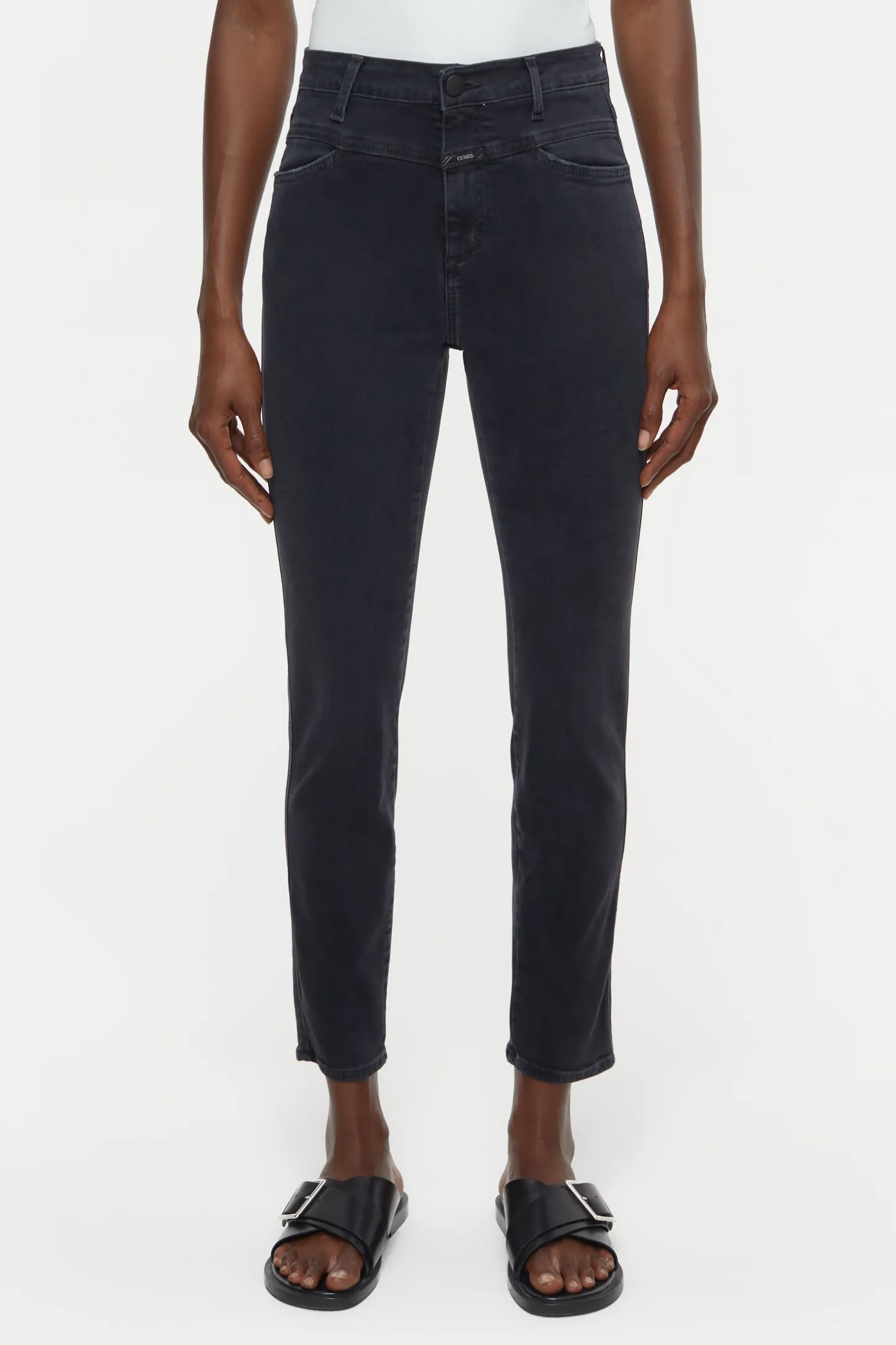 CLOSED Jeans>Skinny Jeans - Stijlnaam Skinny Pusher Zwartzwart