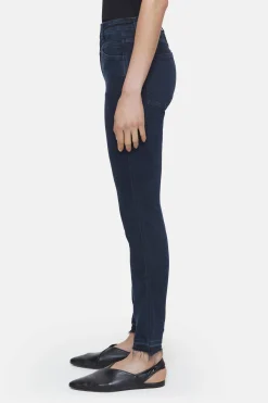 CLOSED Mager>Skinny Jeans - Stijlnaam Skinny Pusher Blauw Zwart
