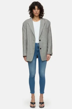 CLOSED Mager>Skinny Jeans - Stijlnaam Skinny Pusher Midden Blauw