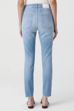 CLOSED X-Pocket-Familie>Skinny Jeans - Stijlnaam Skinny Pusher Midden Blauw