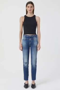 CLOSED X-Pocket-Familie>Skinny Jeans - Stijlnaam Skinny Pusher Donkerblauw