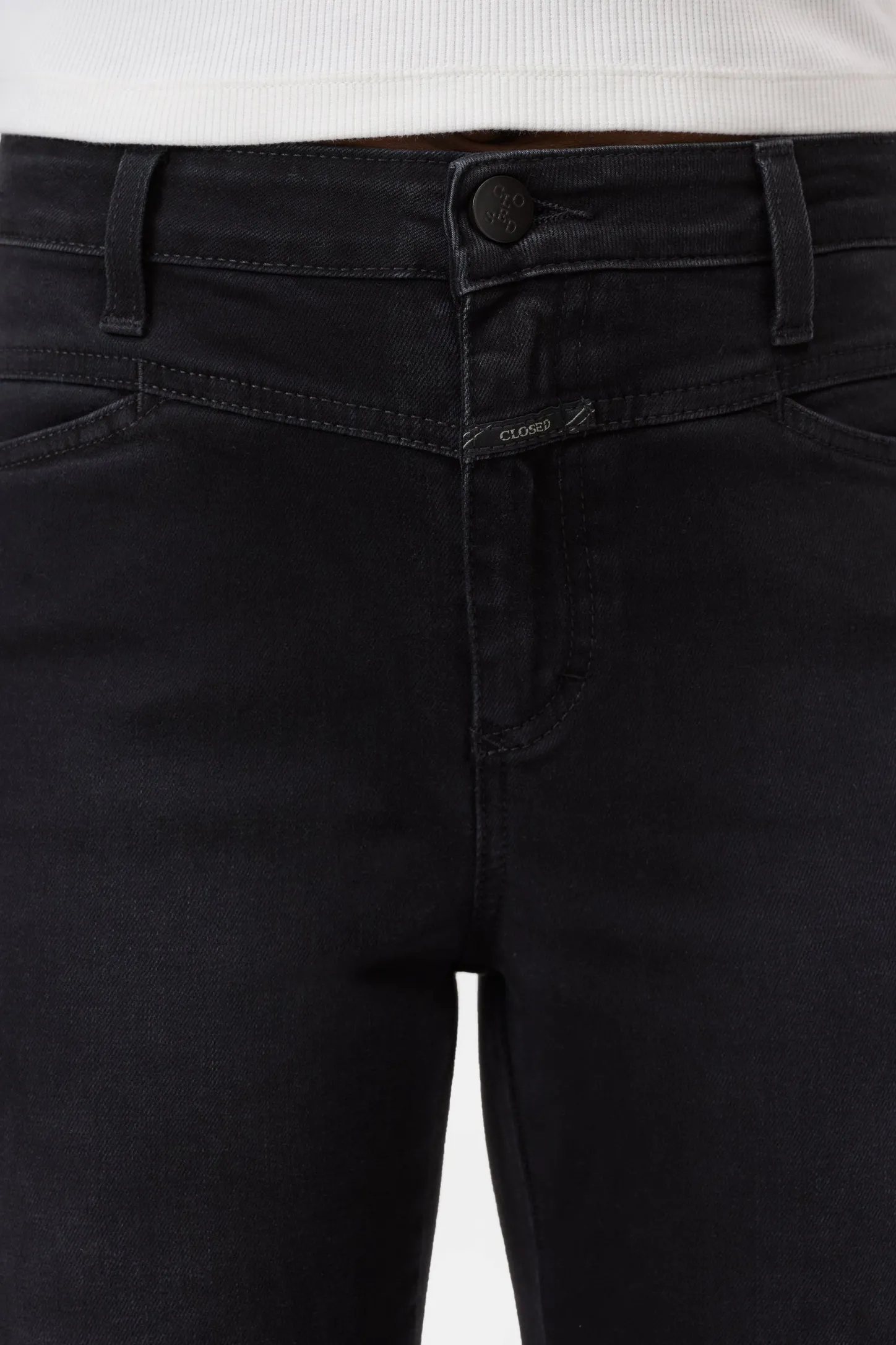 CLOSED Mager>Skinny Jeans - Stijlnaam Skinny Pusher Donker Grijs