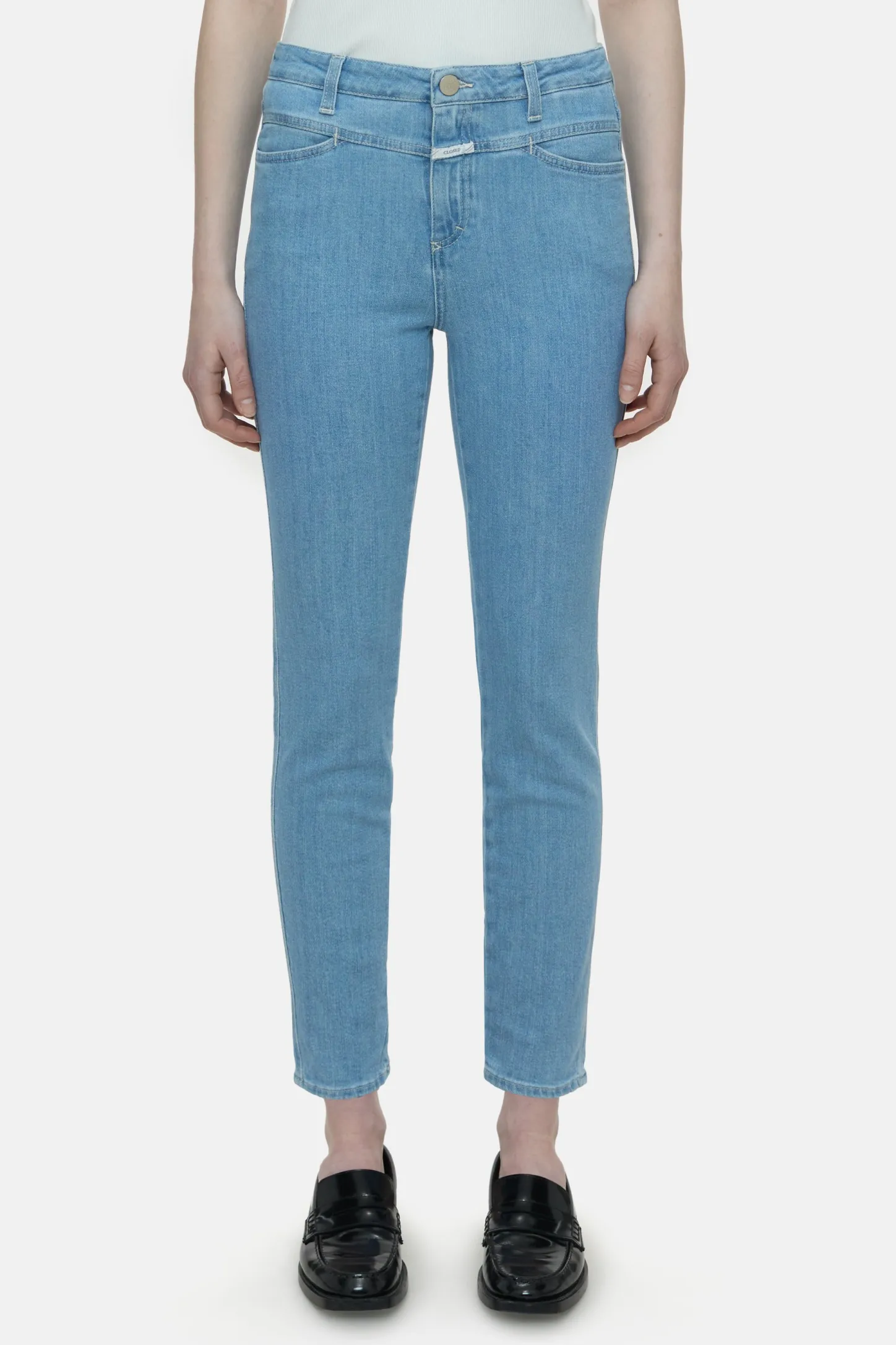 CLOSED Jeans>Skinny Jeans - Stijlnaam Skinny Pusher Lichtblauw