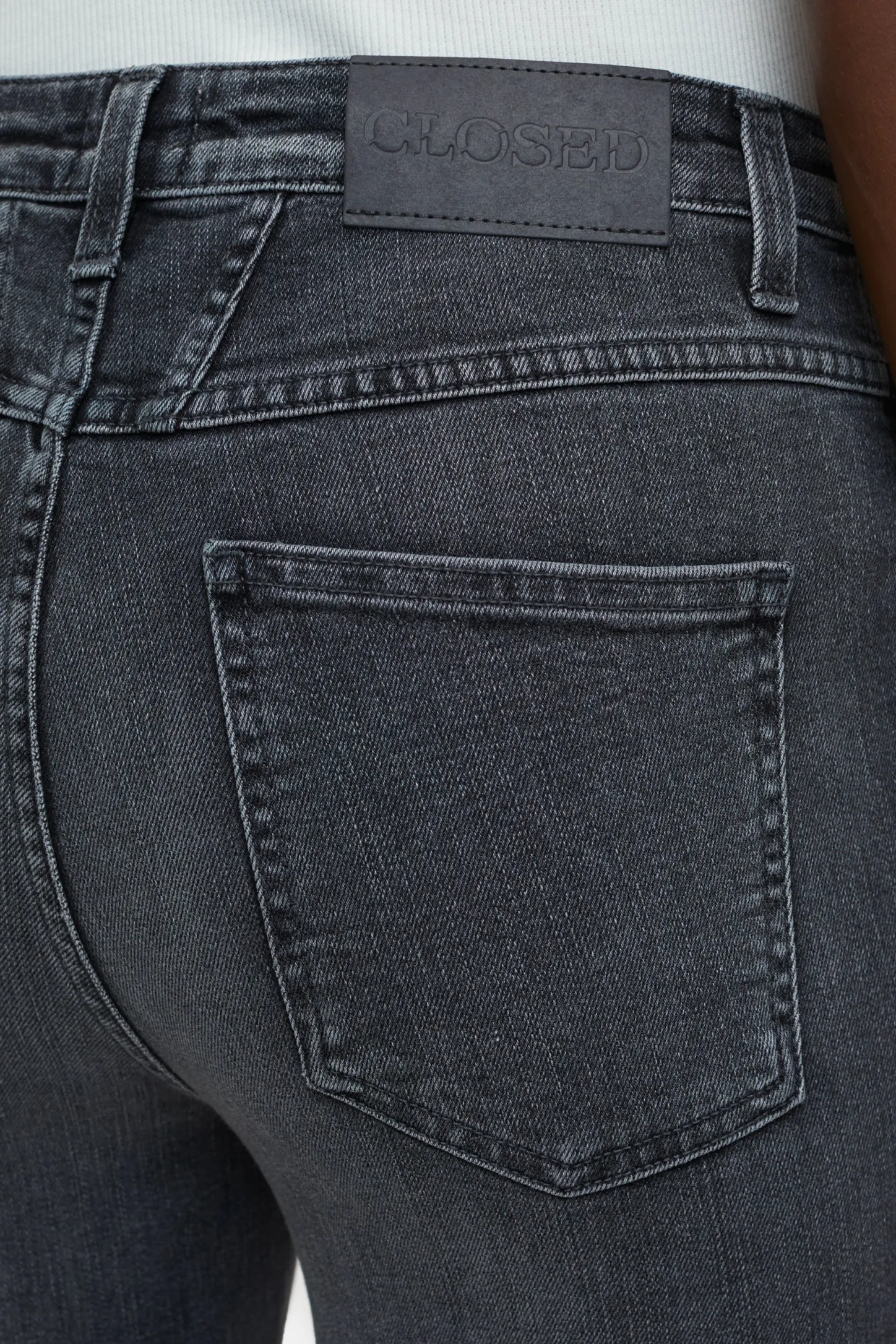 CLOSED Eco-Denim>Skinny Jeans - Stijlnaam Skinny Pusher Midden Grijs