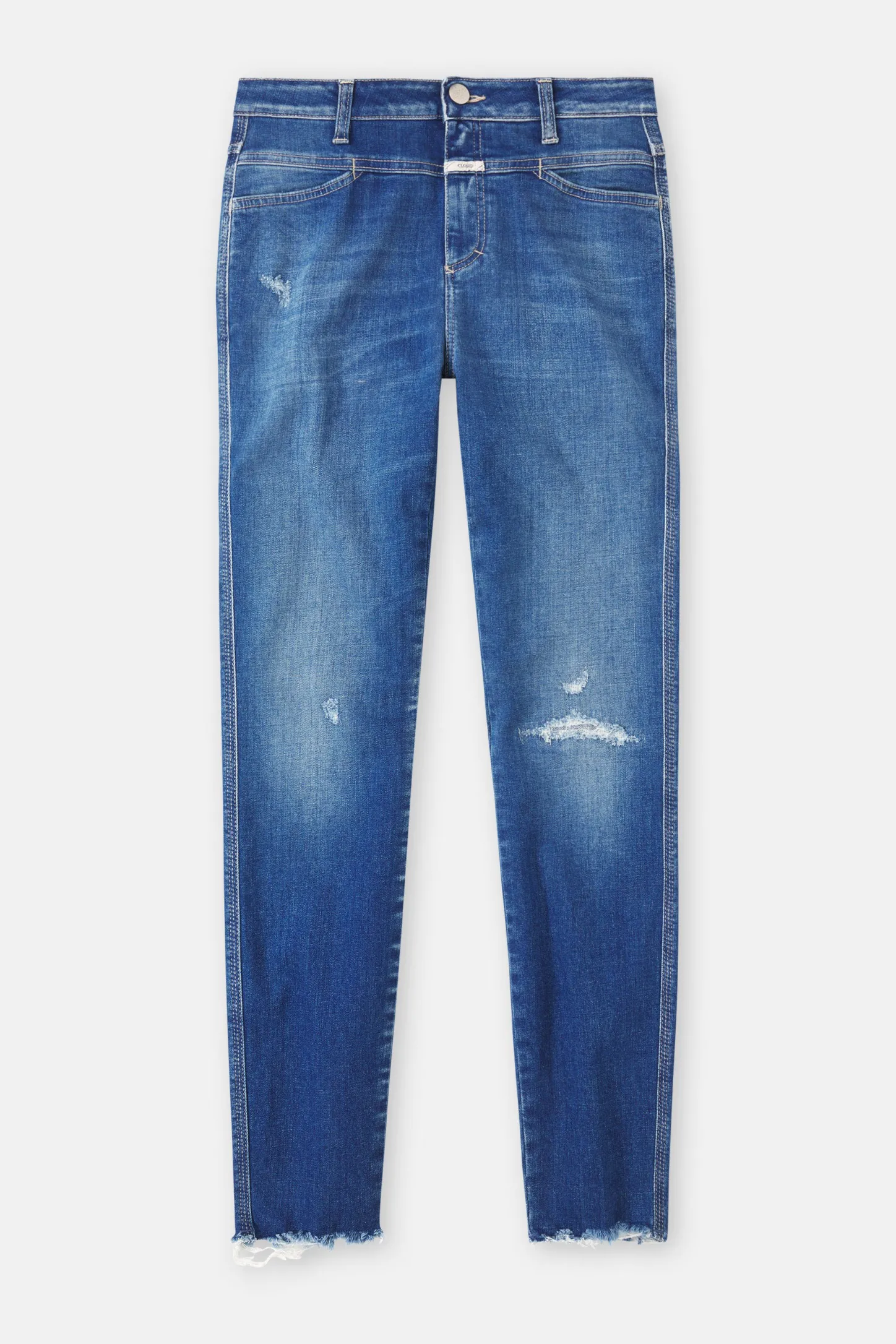 CLOSED Jeans>Skinny Jeans - Stijlnaam Skinny Pusher Midden Blauw
