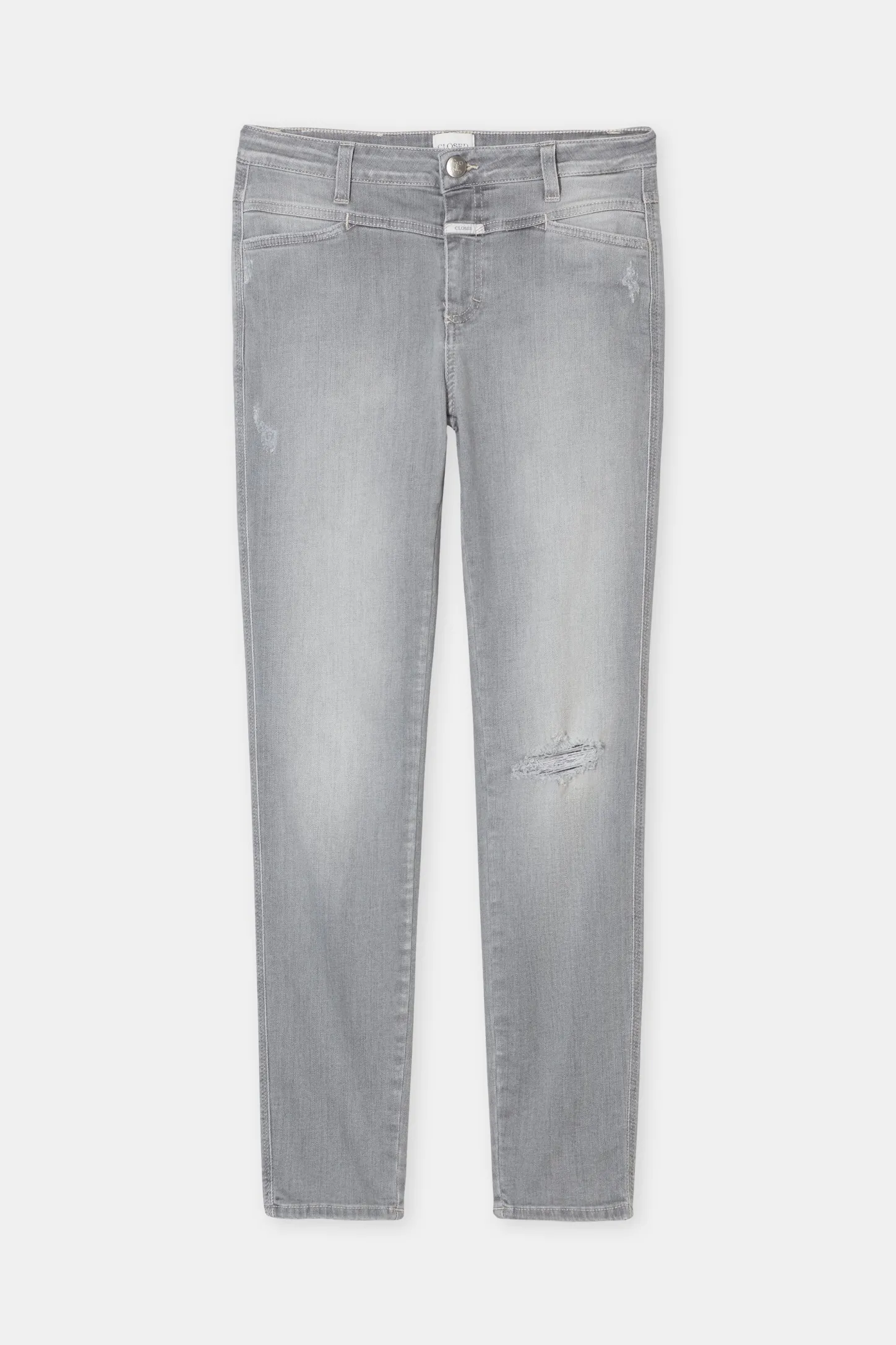 CLOSED Jeans>Skinny Jeans - Stijlnaam Skinny Pusher Lichtgrijs