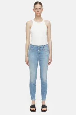 CLOSED Mager>Skinny Jeans - Stijlnaam Skinny Pusher Lichtblauw