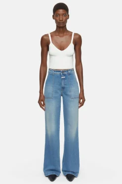 CLOSED Lange Denim>Slim Jeans - Stijlnaam Aria Midden Blauw