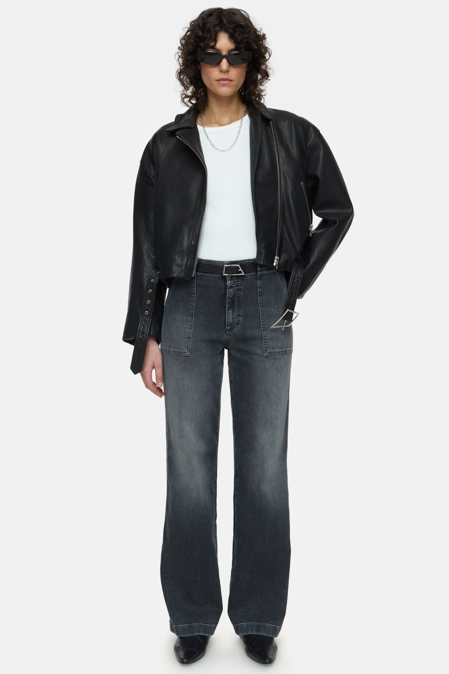 CLOSED Eco-Denim>Slim Jeans - Stijlnaam Aria Midden Grijs