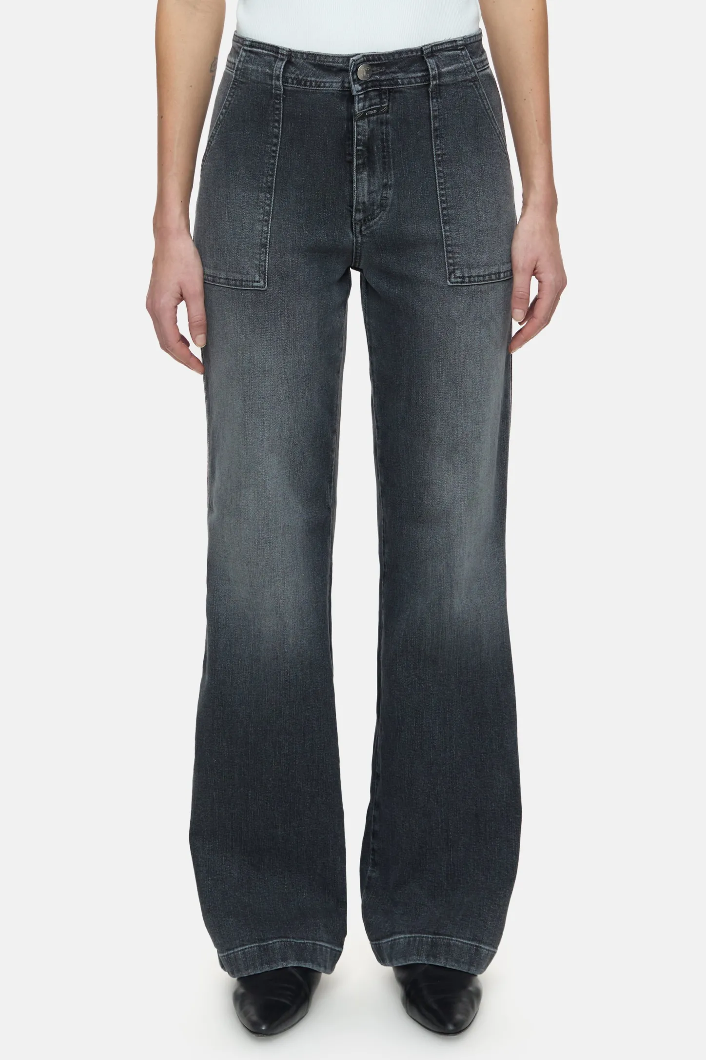CLOSED Eco-Denim>Slim Jeans - Stijlnaam Aria Midden Grijs