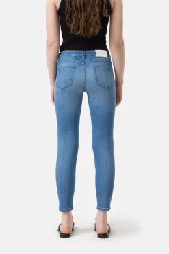 CLOSED Eco-Denim>Slim Jeans - Stijlnaam Baker Midden Blauw