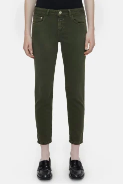 CLOSED Eco-Denim>Slim Jeans - Stijlnaam Baker Groen Onkruid