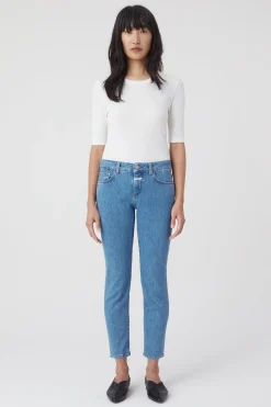 CLOSED Dun>Slim Jeans - Stijlnaam Baker Midden Blauw
