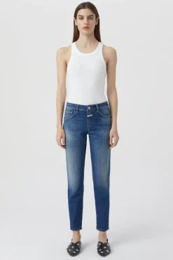 CLOSED Dun>Slim Jeans - Stijlnaam Baker Donkerblauw