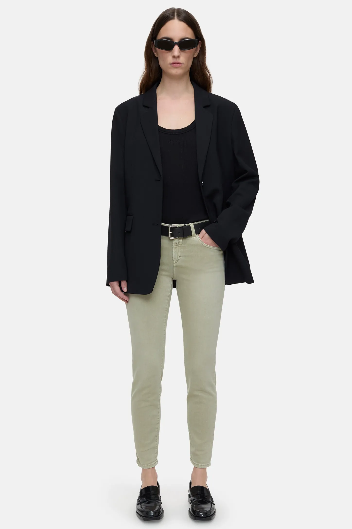 CLOSED Dun>Slim Jeans - Stijlnaam Baker Salie Jij
