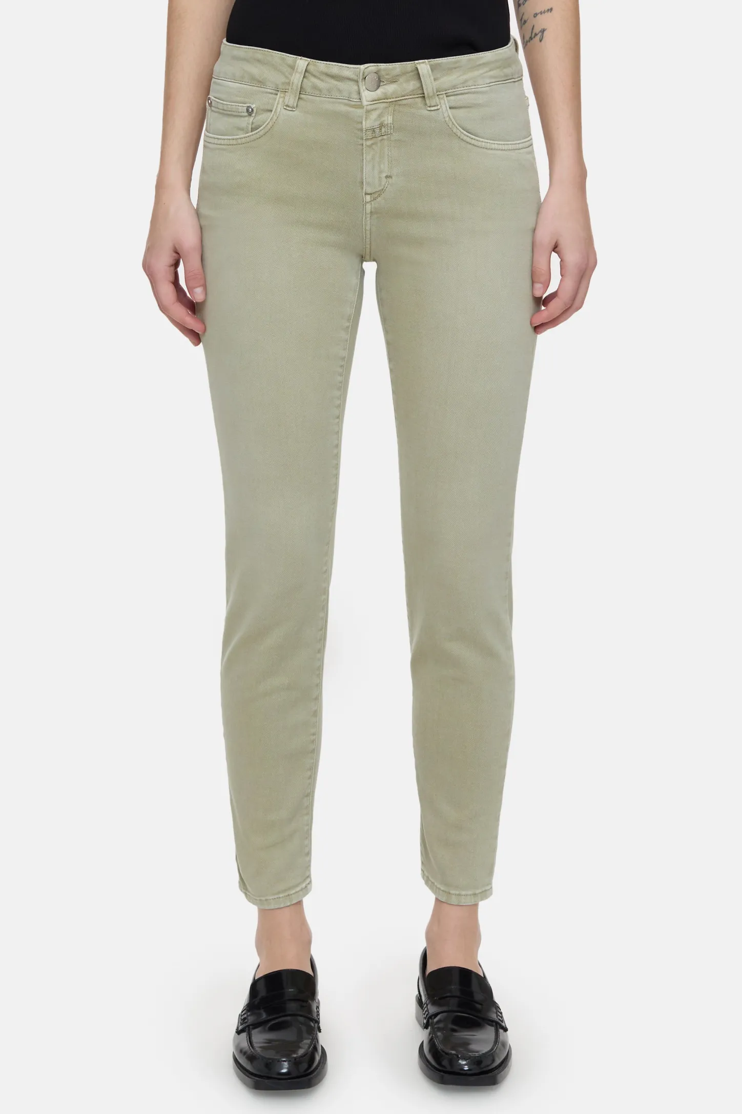 CLOSED Dun>Slim Jeans - Stijlnaam Baker Salie Jij