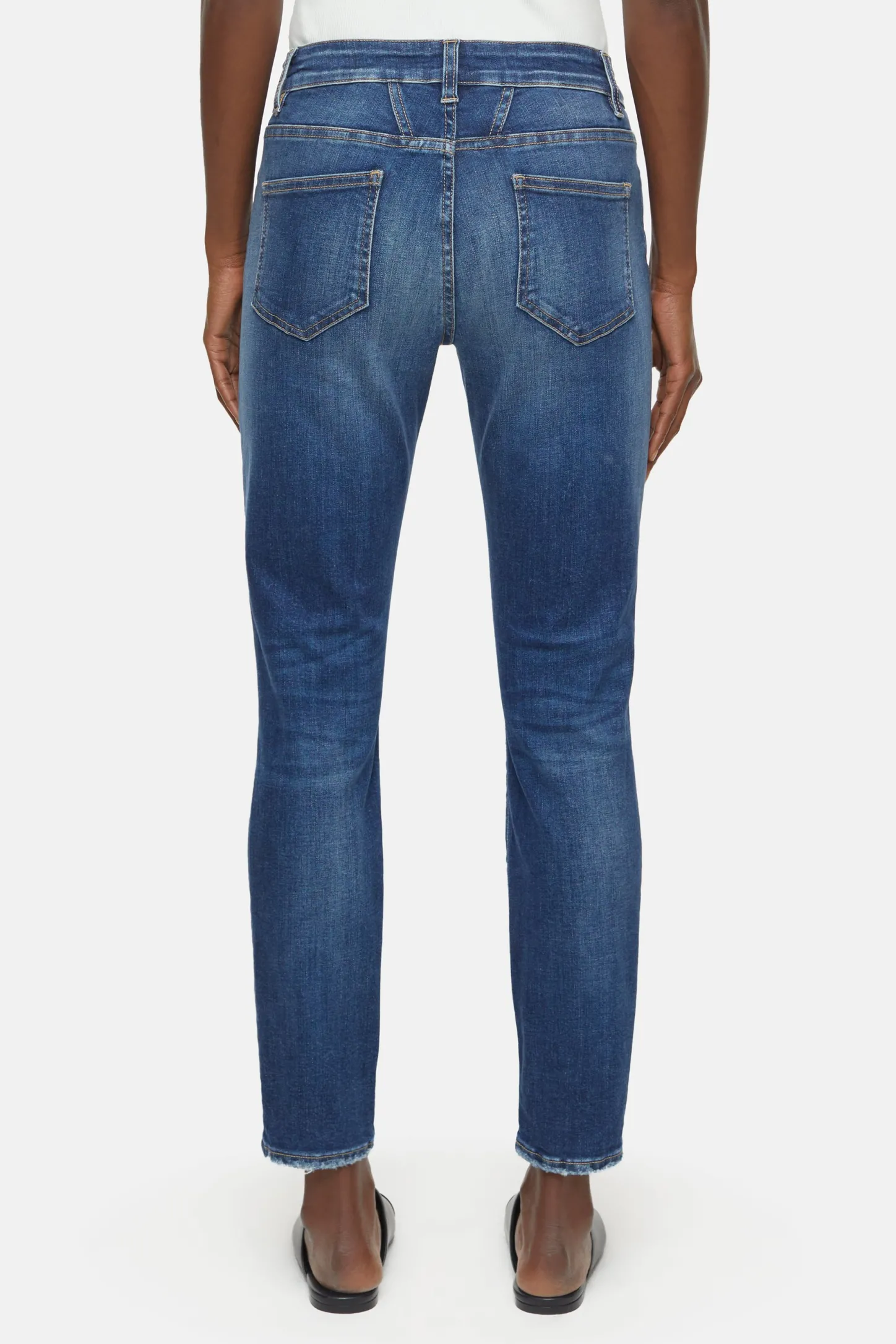 CLOSED Dun>Slim Jeans - Stijlnaam Baker Donkerblauw
