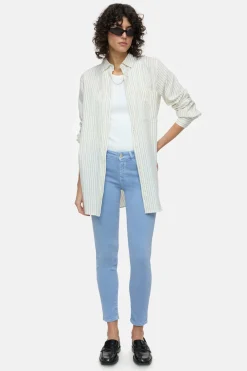 CLOSED Dun>Slim Jeans - Stijlnaam Baker Blauwe Horizon