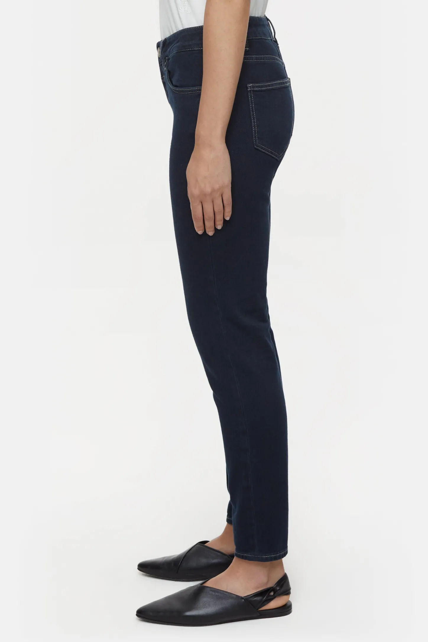 CLOSED Dun>Slim Jeans - Stijlnaam Baker Donkerblauw