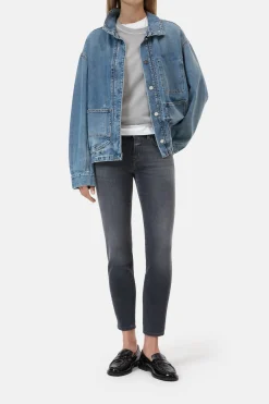 CLOSED Eco-Denim>Slim Jeans - Stijlnaam Baker Donker Grijs