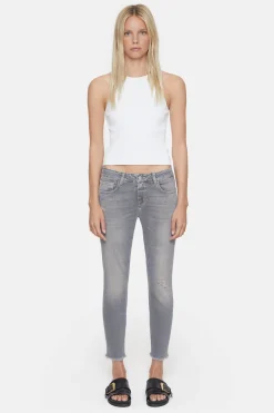 CLOSED Dun>Slim Jeans - Stijlnaam Baker Midden Grijs