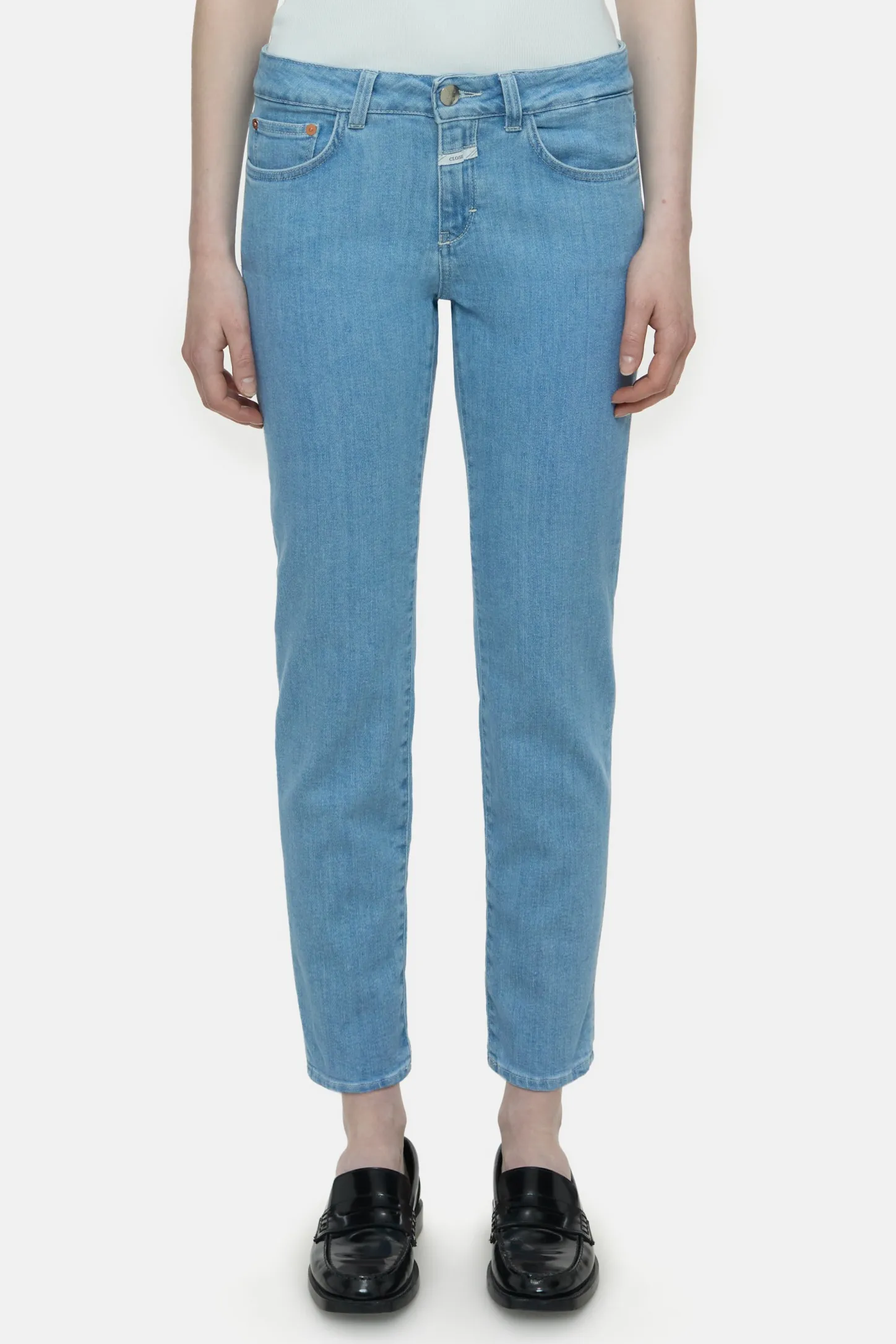 CLOSED Dun>Slim Jeans - Stijlnaam Baker Lichtblauw