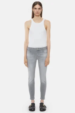 CLOSED Dun>Slim Jeans - Stijlnaam Baker Lichtgrijs