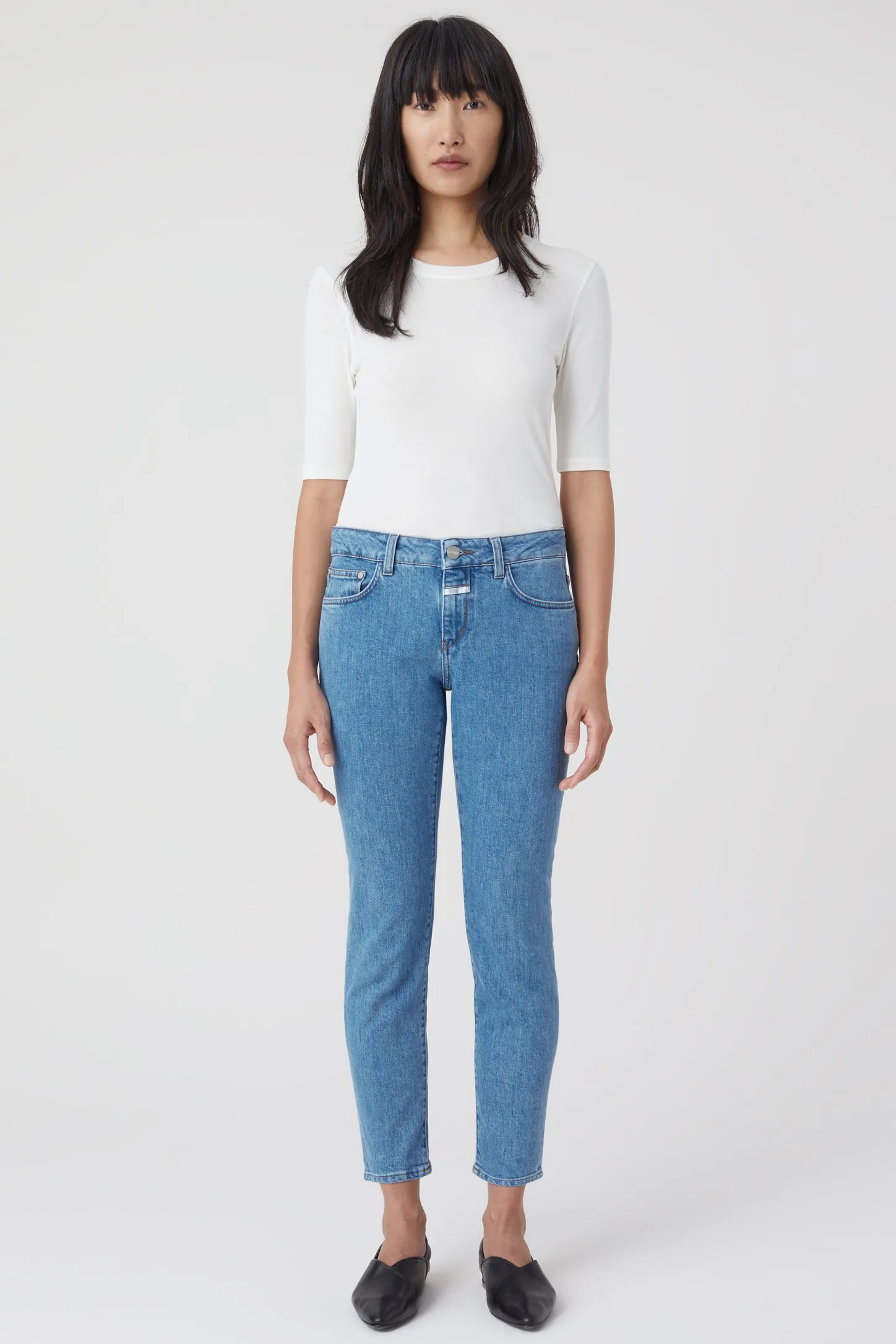 CLOSED Jeans>Slim Jeans - Stijlnaam Baker Midden Blauw