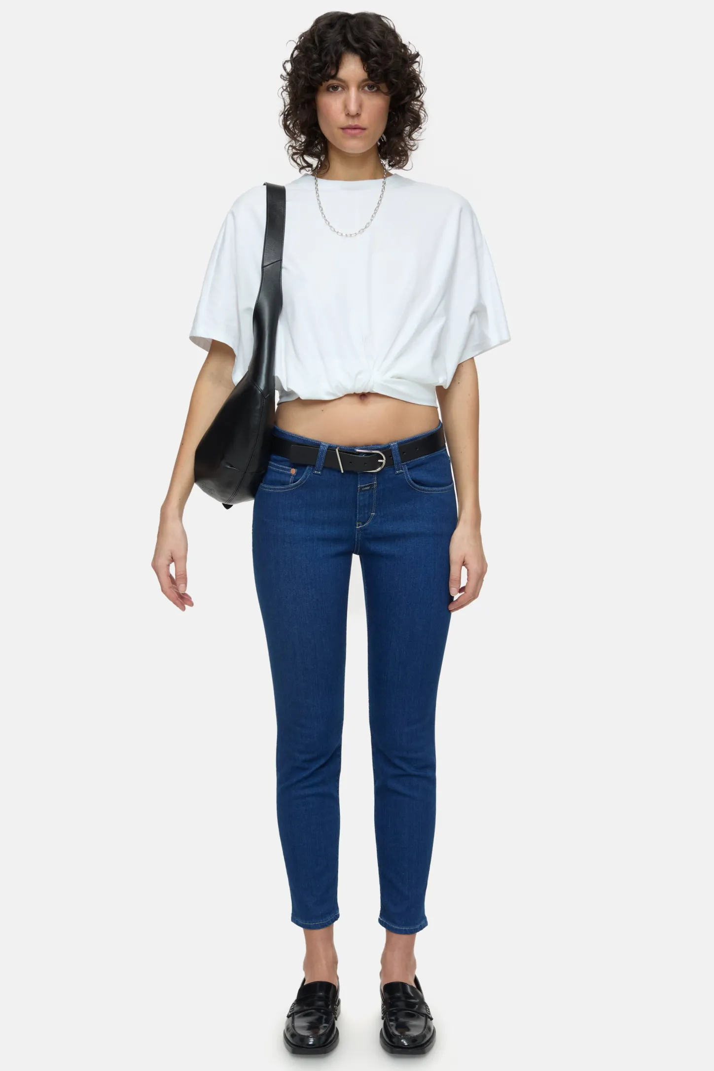 CLOSED Eco-Denim>Slim Jeans - Stijlnaam Baker Donkerblauw
