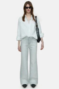 CLOSED Dun>Slim Jeans - Stijlnaam Gillan Lichtgrijs