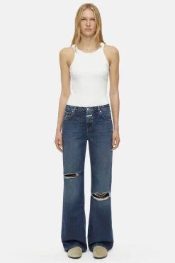 CLOSED Lange Denim>Slim Jeans - Stijlnaam Gillan Donkerblauw