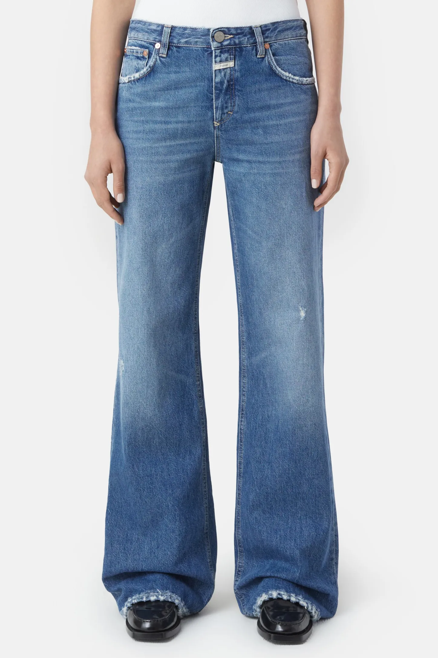 CLOSED Jeans>Slim Jeans - Stijlnaam Gillan Midden Blauw
