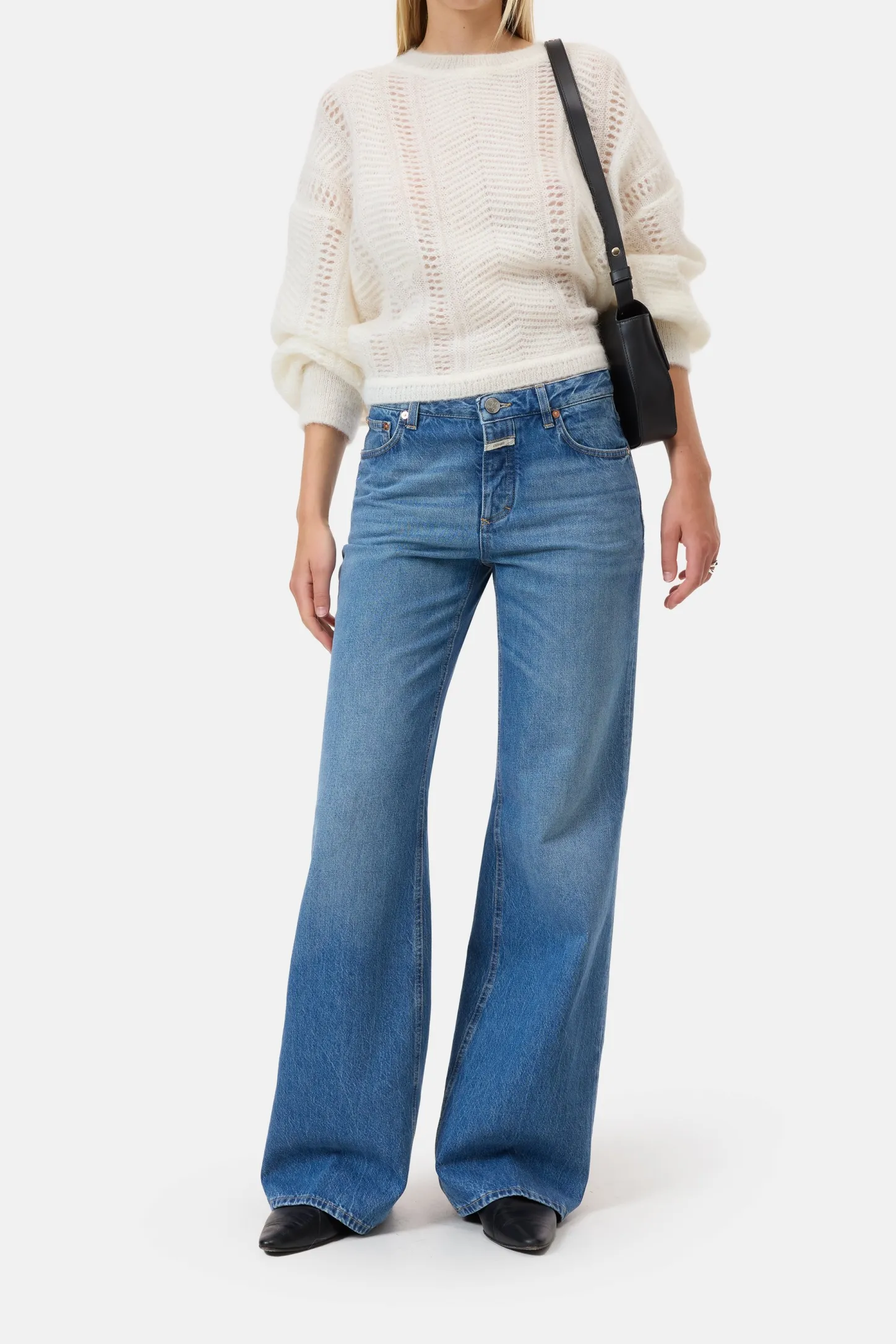 CLOSED Dun>Slim Jeans - Stijlnaam Gillan Midden Blauw