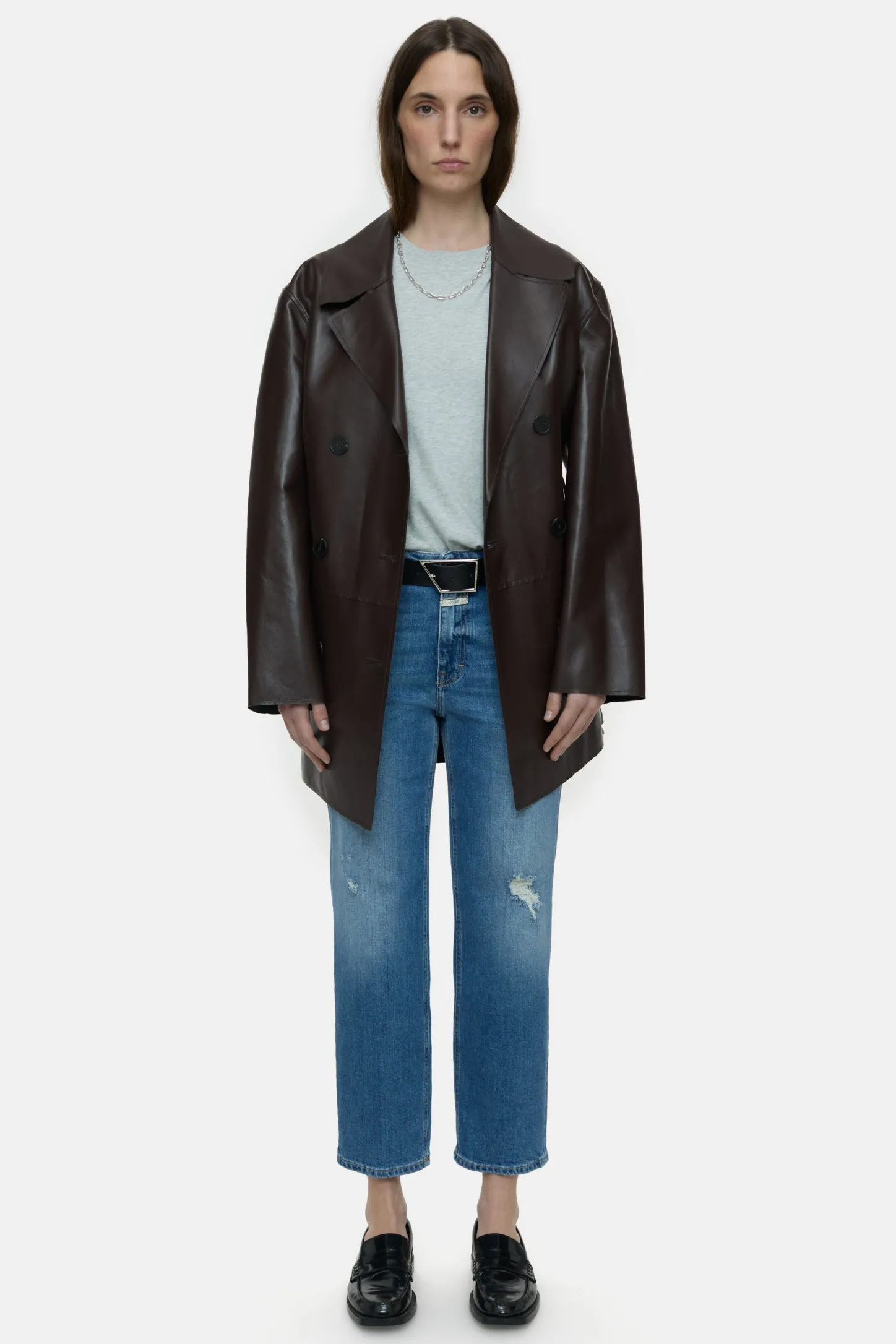 CLOSED Dun>Slim Jeans - Stijlnaam Milo Midden Blauw