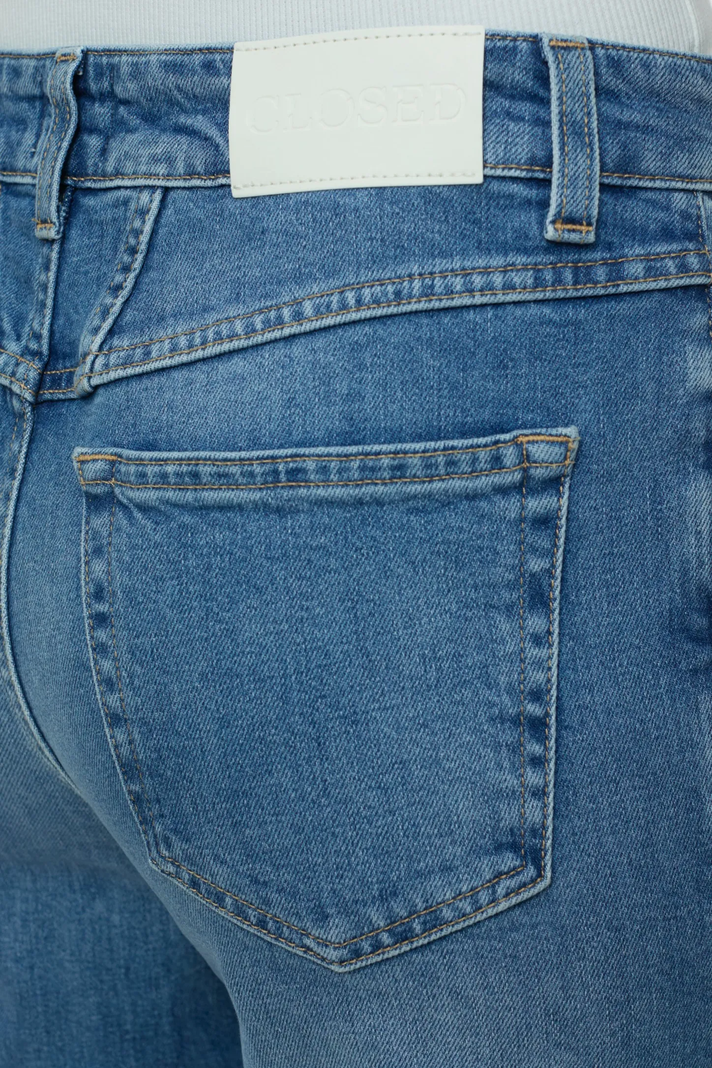 CLOSED Dun>Slim Jeans - Stijlnaam Milo Midden Blauw