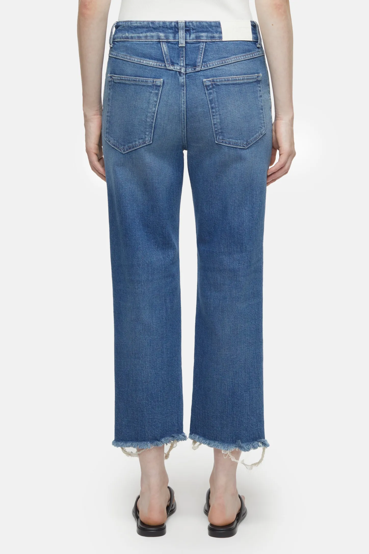 CLOSED Dun>Slim Jeans - Stijlnaam Milo Midden Blauw