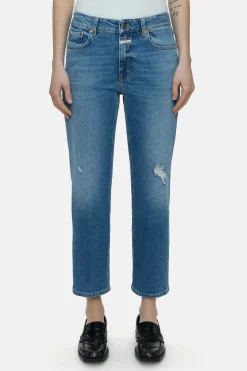 CLOSED Jeans>Slim Jeans - Stijlnaam Milo Midden Blauw