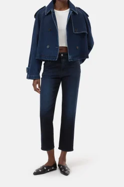 CLOSED Jeans>Slim Jeans - Stijlnaam Milo Blauw Zwart