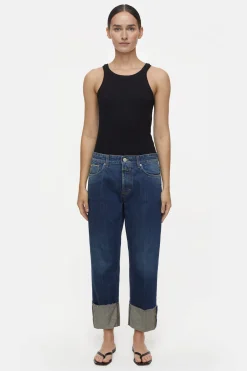 CLOSED Dun>Slim Jeans - Stijlnaam Milo Donkerblauw