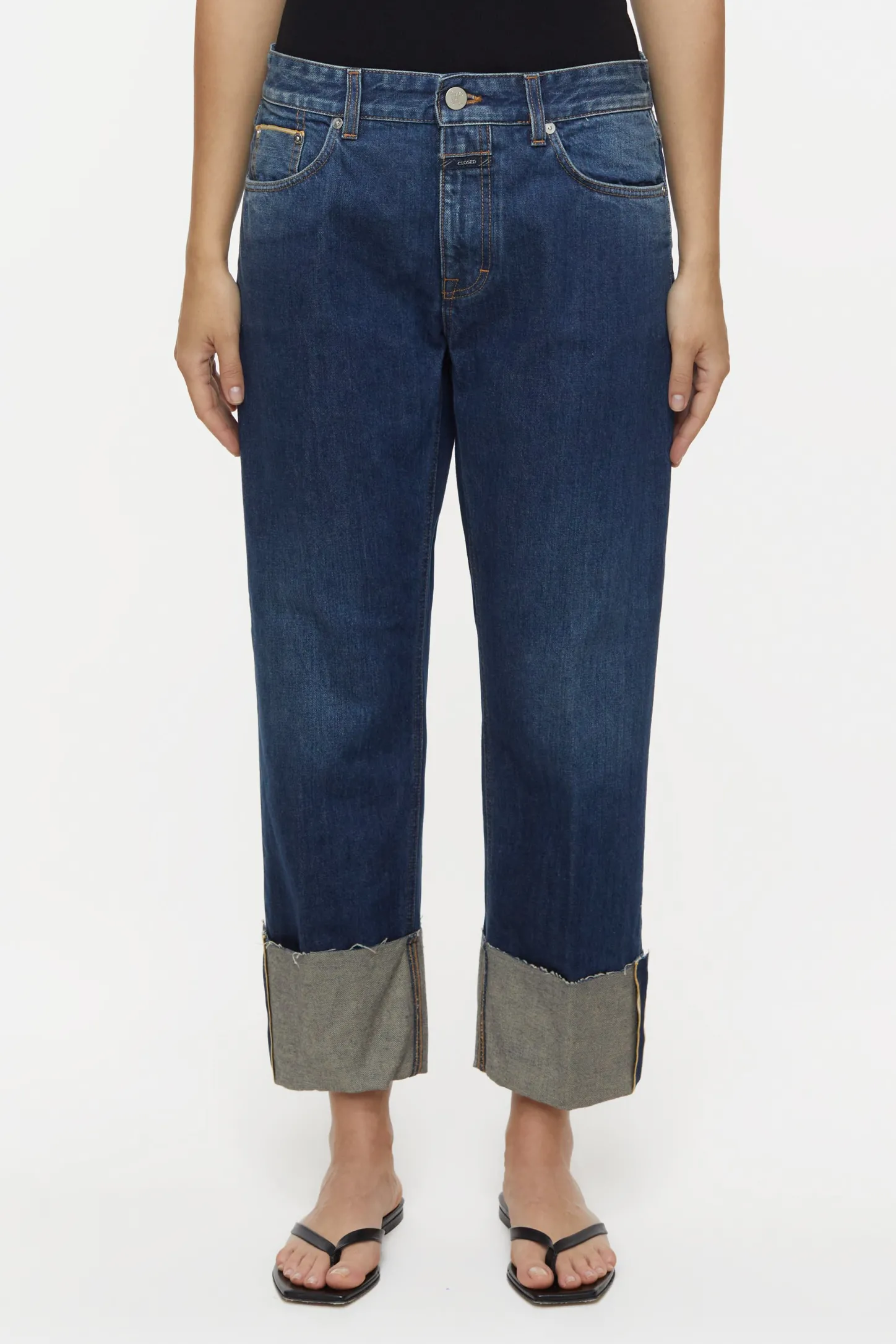 CLOSED Dun>Slim Jeans - Stijlnaam Milo Donkerblauw